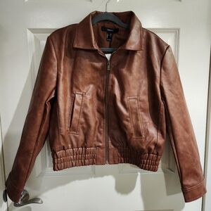 Forever 21 Brown Leather Jacket